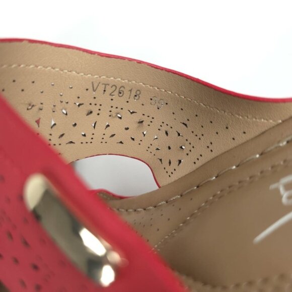 NWOT SHIBEVER Low Comfortable Wedge Platform Sandal Open stow Slip On Sz 39 US 8 - Picture 15 of 16